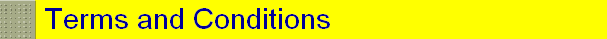 Terms and Conditions
